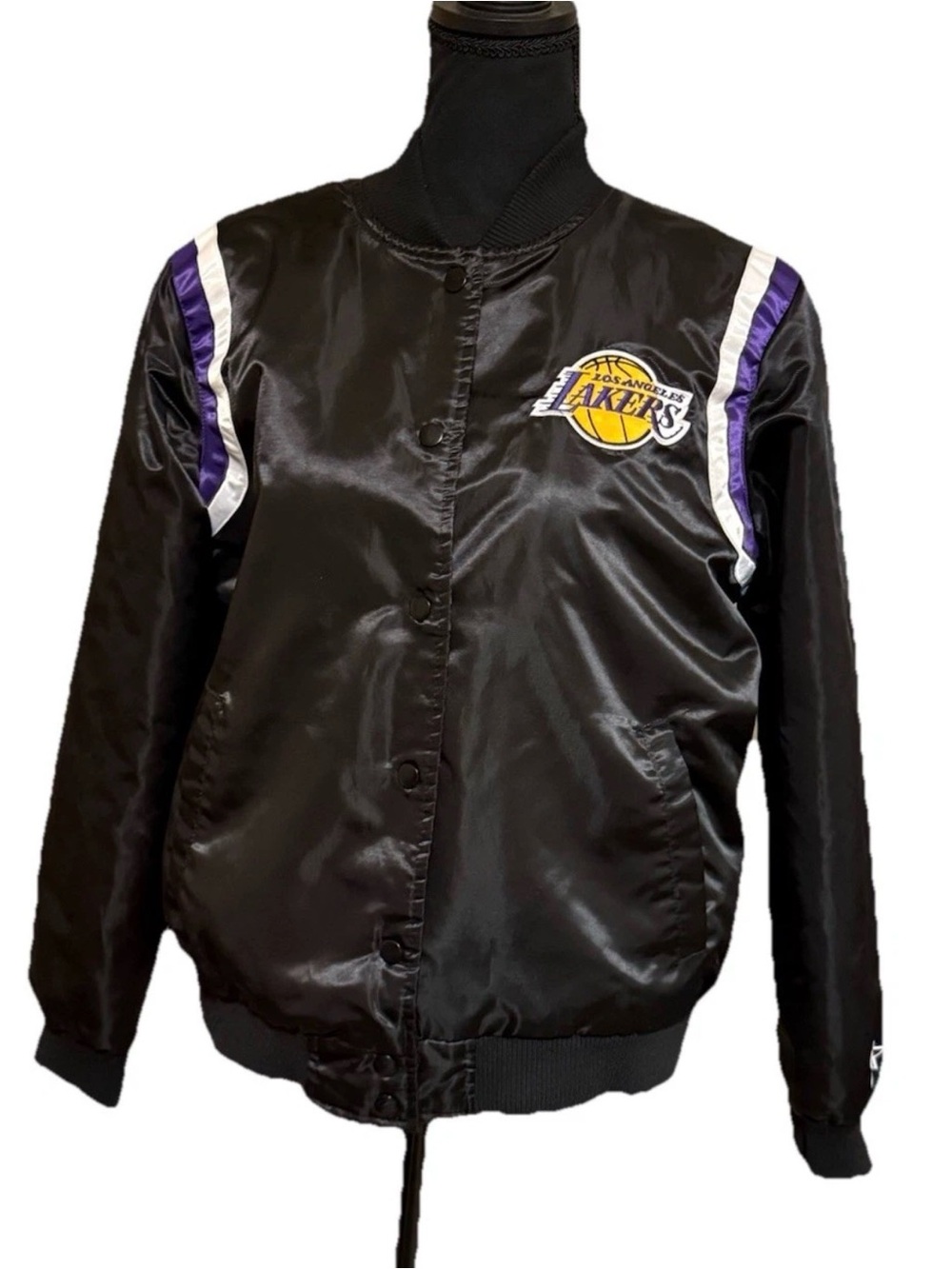 STARTER Black Jacket with Yellow Lining